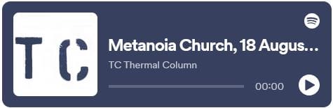 Metanoia Church, 18 August 2024, Part 1